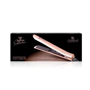 ROYALE DIAMOND COLLECTION Rose Gold Ceramic Hair Straightener $385 MSRP
